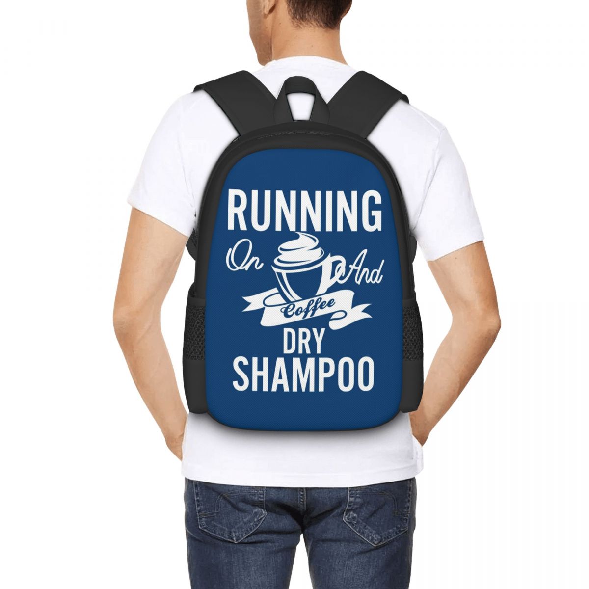 Dry Shampoo Travel - Kahve ve Kuru Şampuanla Çalışan Öğrenci