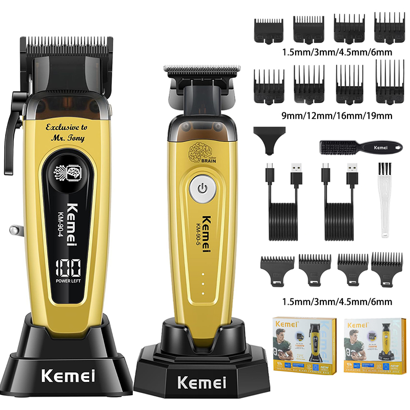 Hair Care Kit - KEMEI Erkek Saç Kesme Makinesi, Kablosuz