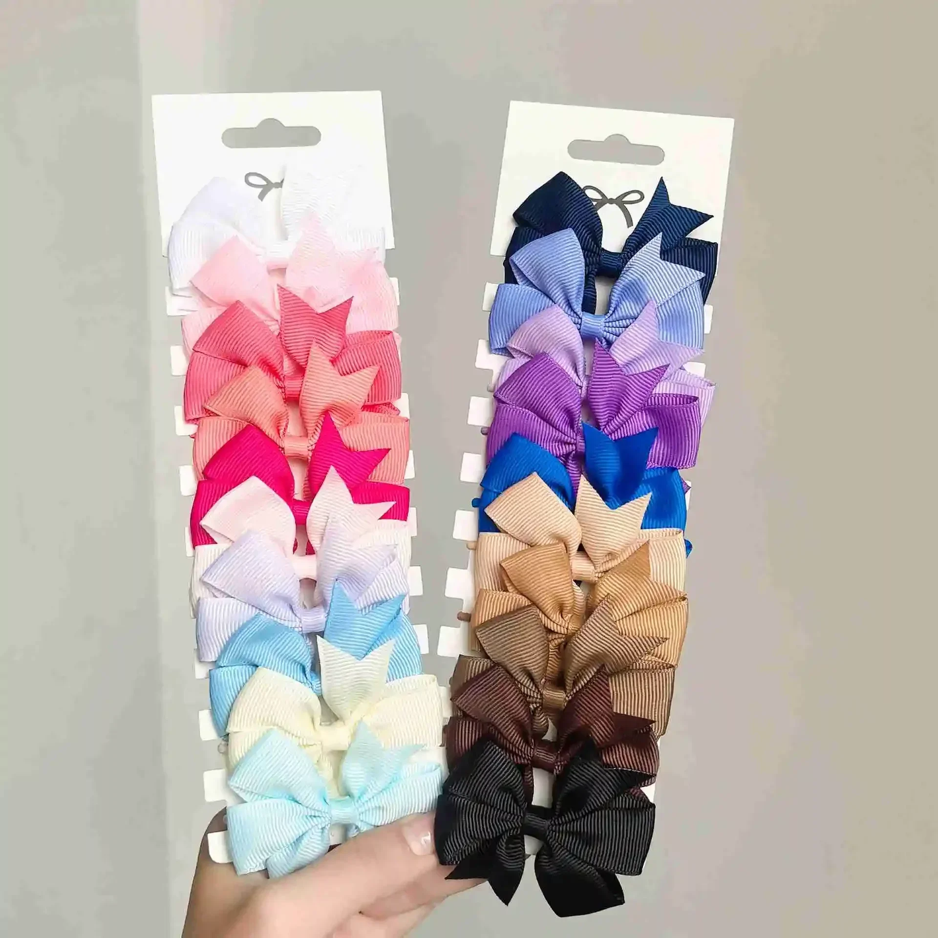 Hair Care Gift Set - 10 adet/takım Şeker Renkli Sevimli Lastik