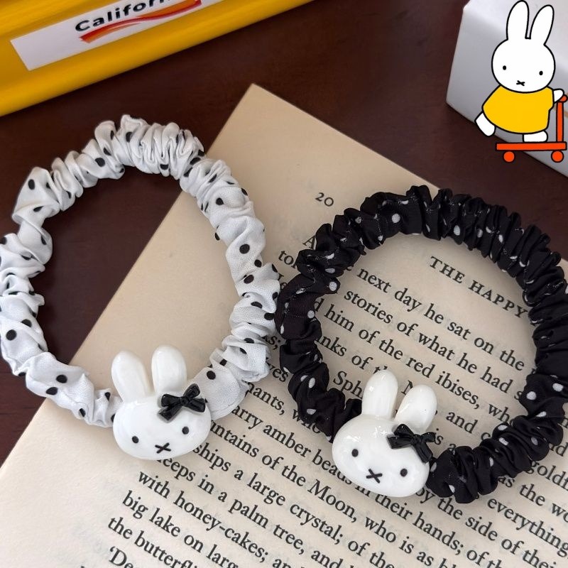 Hair Care Gift Set - Sevimli Miffy Tavşanı Puantiyeli Küçük Toka