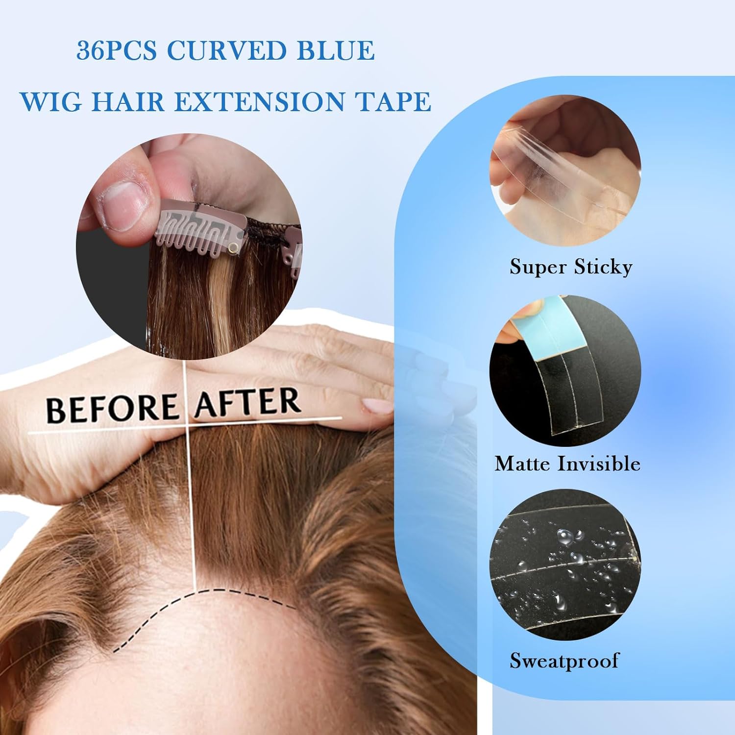 36 adet/grup Supertape Su Geçi - Hair Care Kit incelemesi ve fiyatı